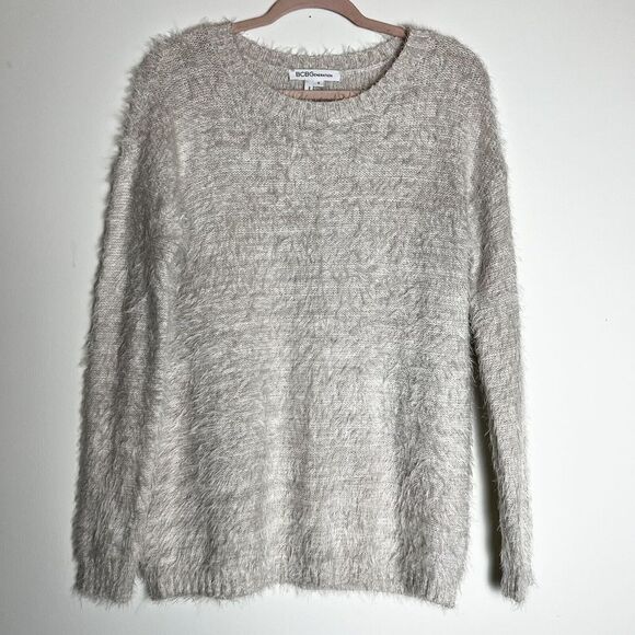 BCBGeneration Sweaters - BCBGeneration Ivory Tan Soft Cozy Pullover Sweater Sz S